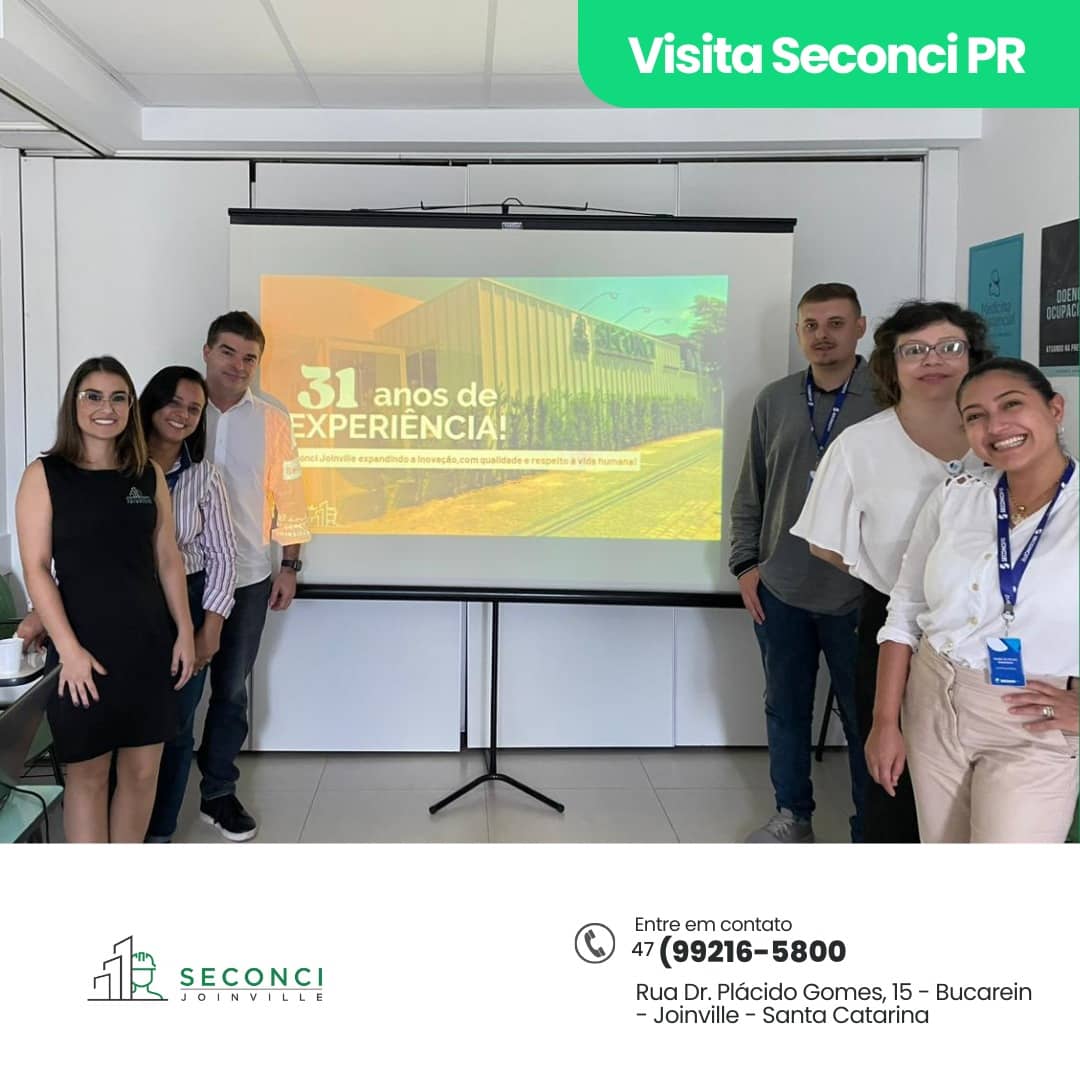 Seconci Joinville recebe visita Seconci Paraná